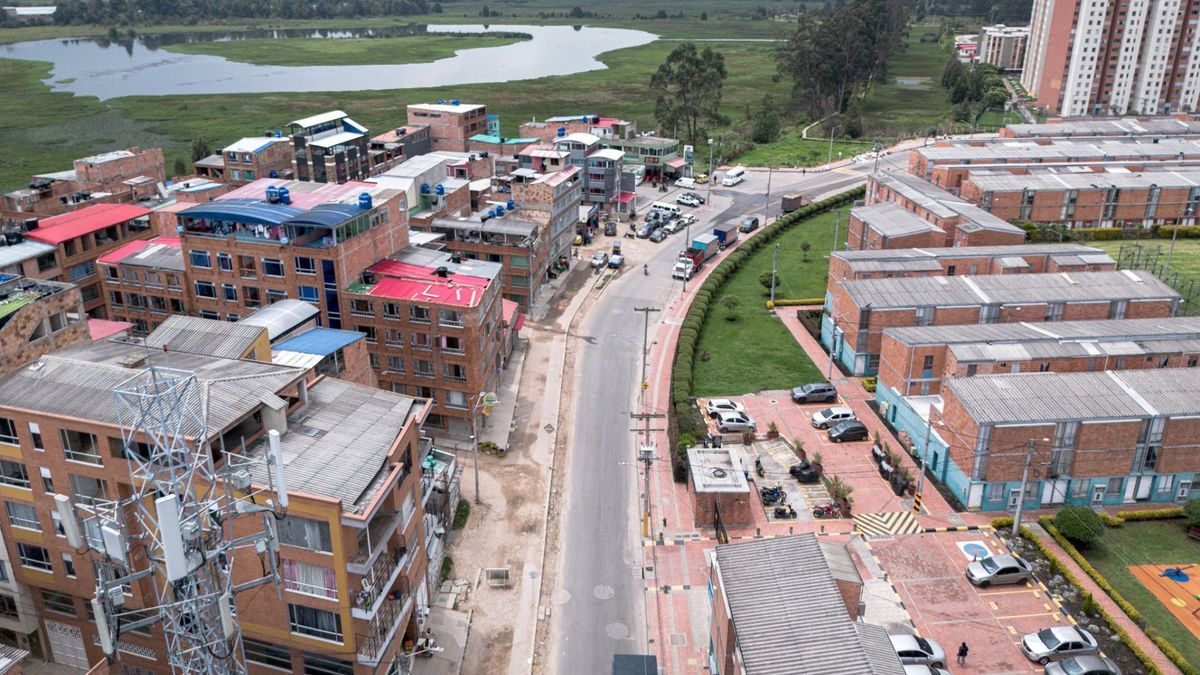 Obras en el barrio Unir, Engativá