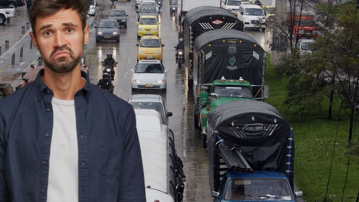 Trancones en Bogotá - hombre triste