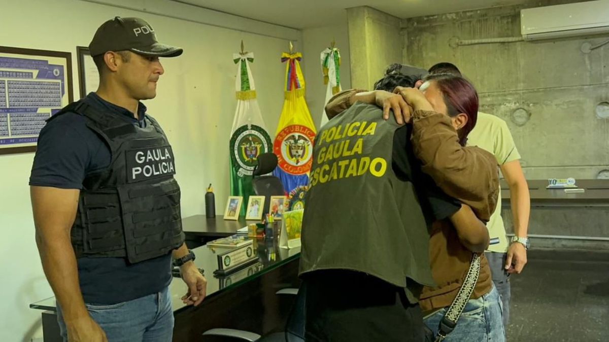 Joven rescatado en Medellín