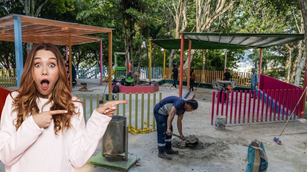Ibagué le mete mano a parque abandonado vecinos lo dejaron como una uva