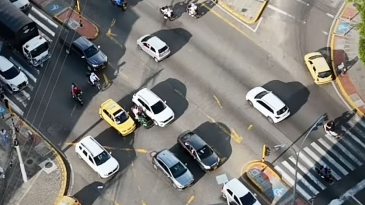 Movilidad en Bucaramanga (vista aérea)