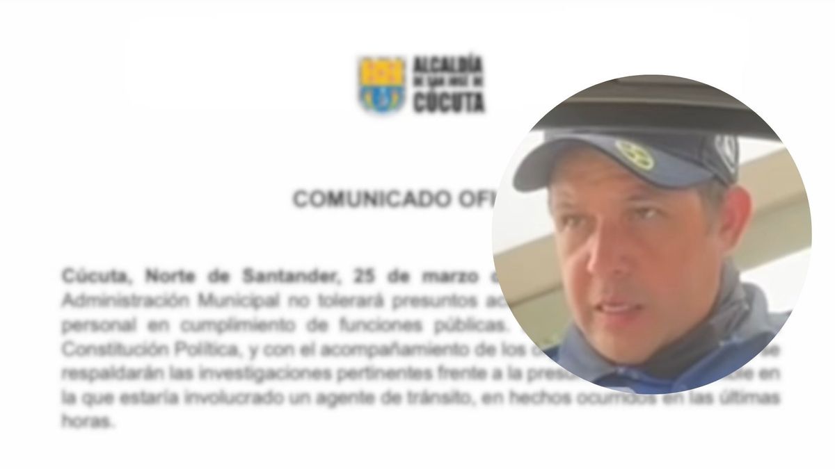 Agente de tránsito señalado por corrupción en Cúcuta