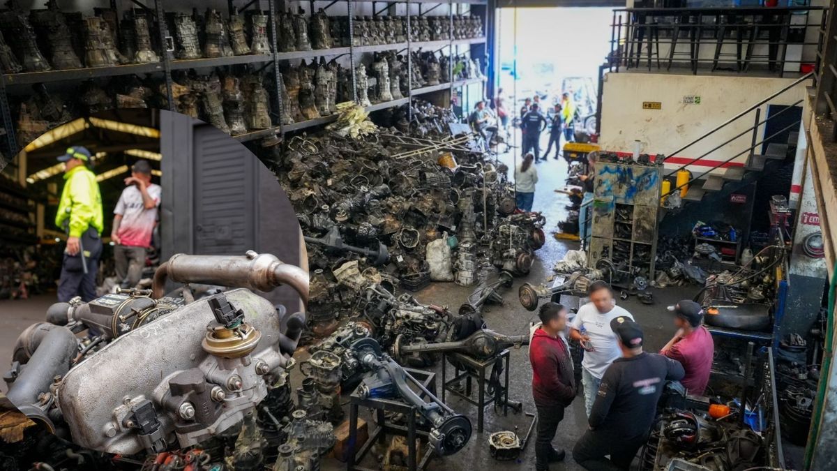 Bogotá: cae bodega que borraba números de motores robados