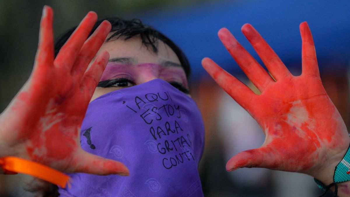 Protesta por feminicidios