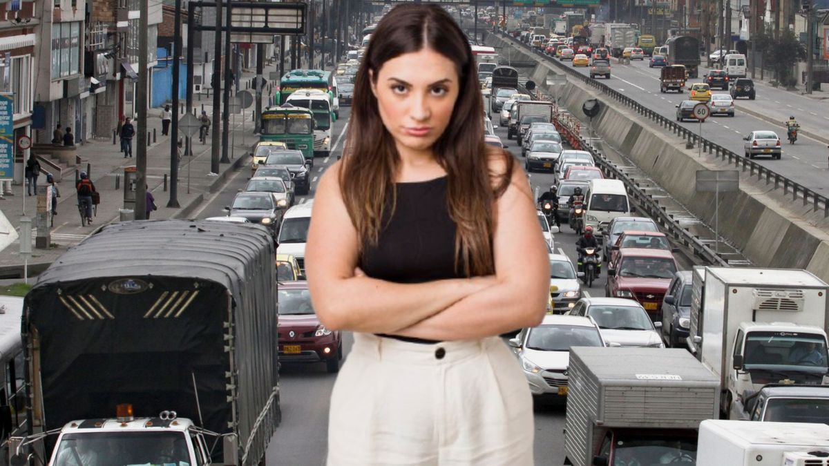 Trancones en Bogotá - mujer molesta