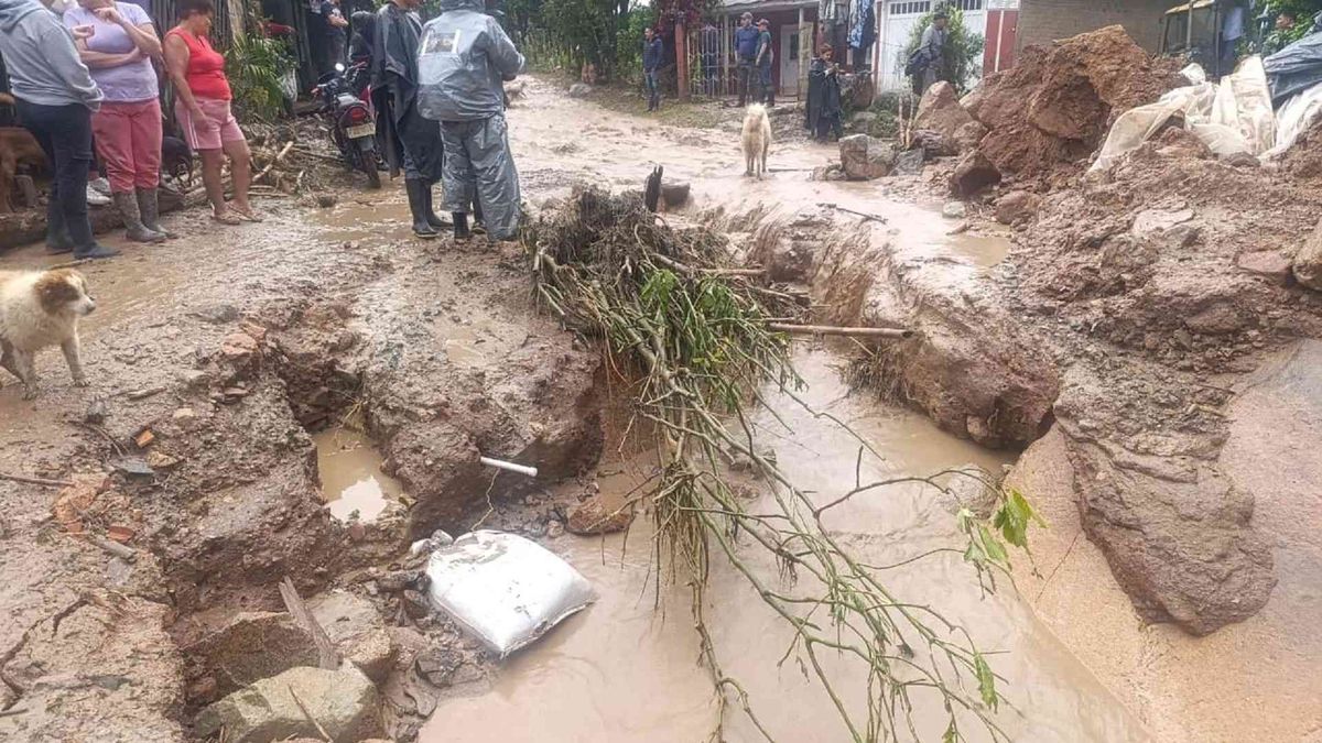 Timaná, con graves daños ante las lluvias en el sur del Huila