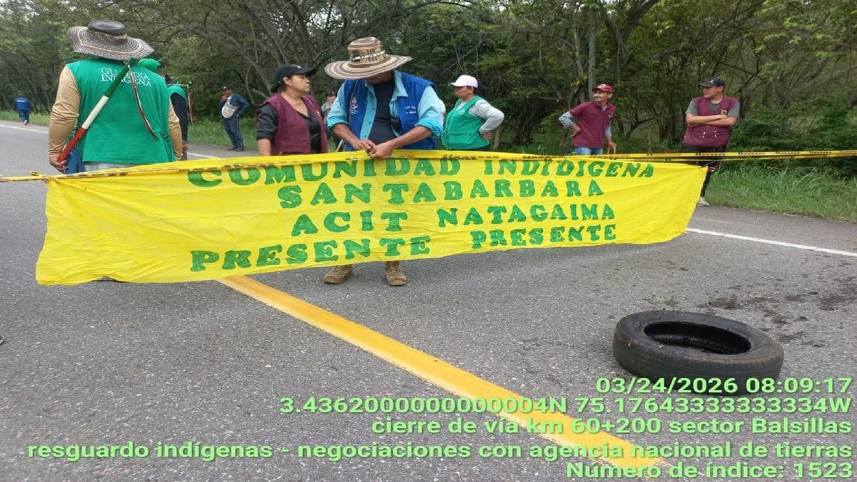 Bloqueo de comunidades indígenas