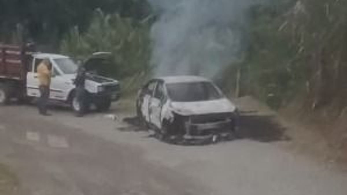 Tres hombres fueron hallados asesinados dentro de un vehículo incinerado en el occidente de Popayán