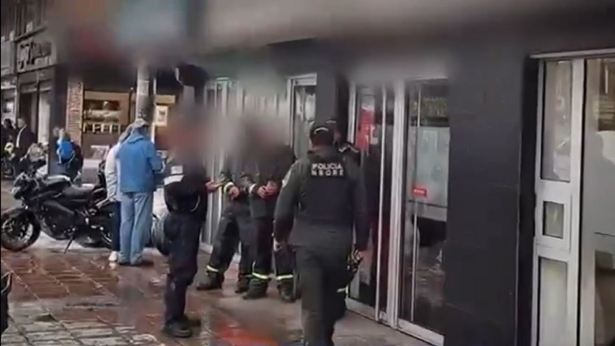 Amenaza bomba banco Bogotá