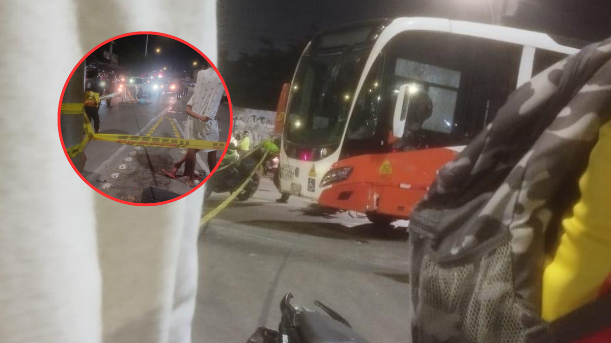 Un muerto y un herido dejó accidente entre motocicleta y bus de Transcaribe en Cartagena