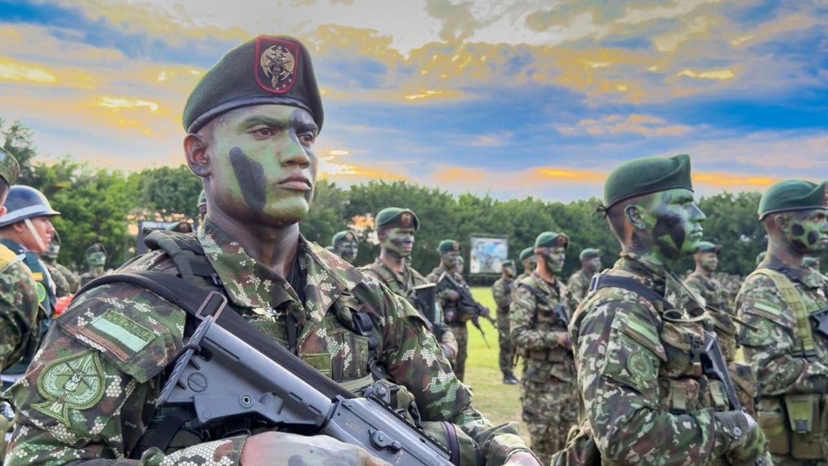 Soldados del Ejército Nacional. Imagen de ilustración