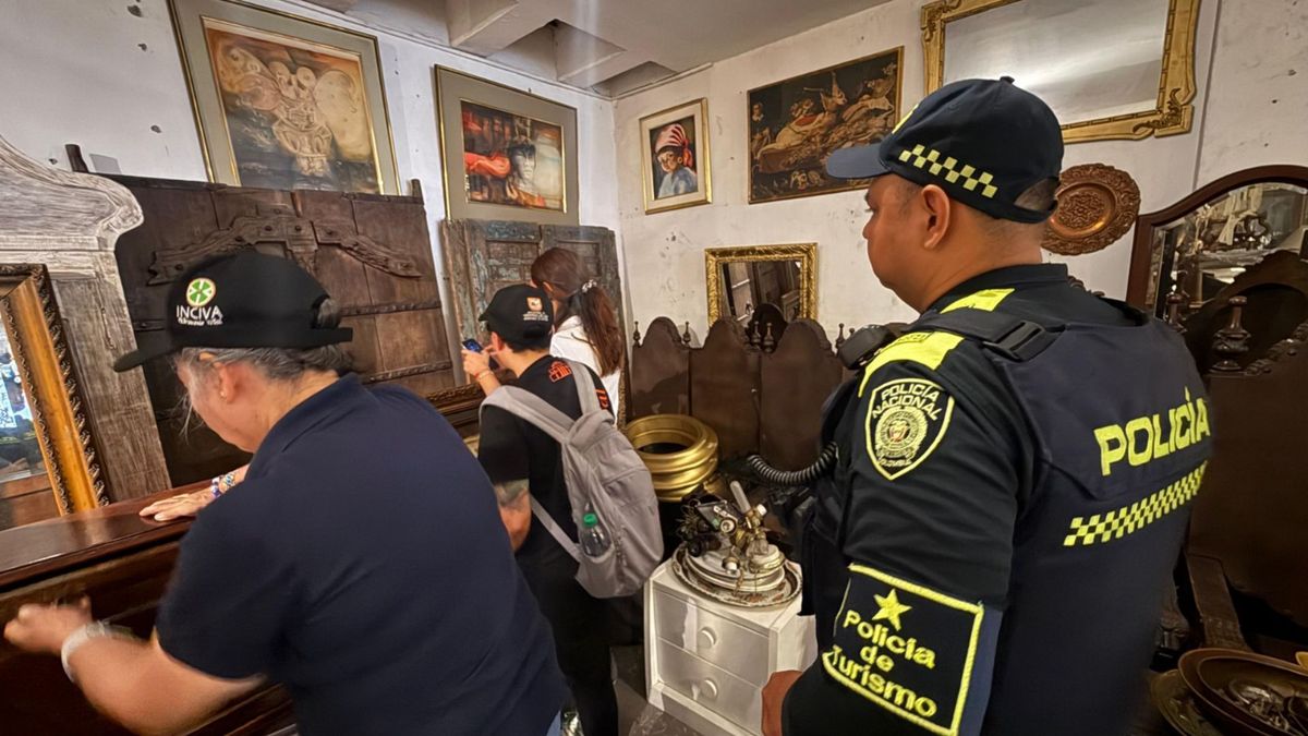 Las piezas eran comercializadas en dos anticuarios de Cali