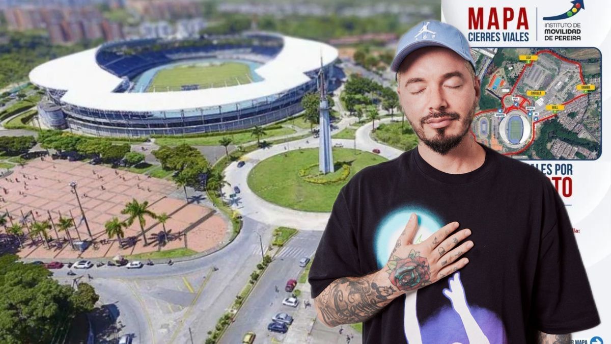 Cierres viales en Pereira por concierto de J Balvin