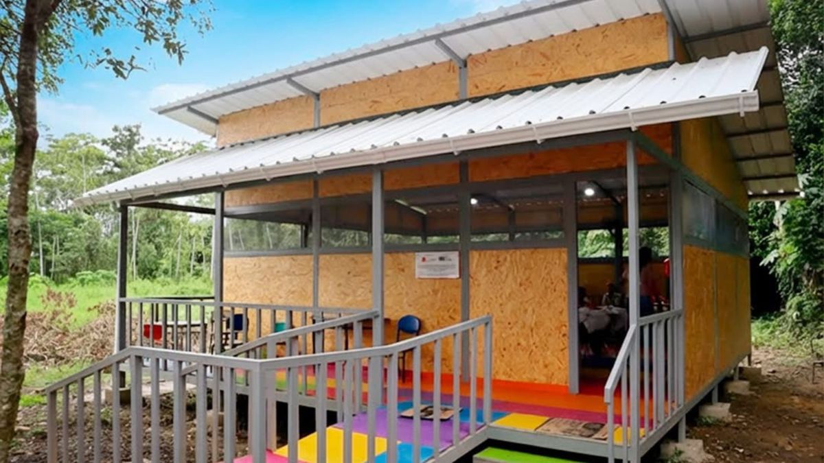 Colegio en zona rural de Norte de Santander