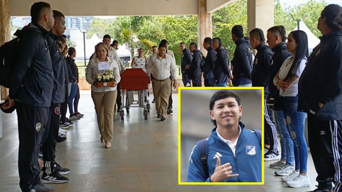 Amigos, familiares y jugadores le brindaron el último adiós a Santiago Castrillón