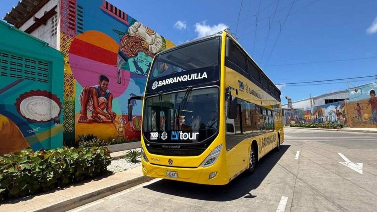 Bus turístico en Barranquilla
