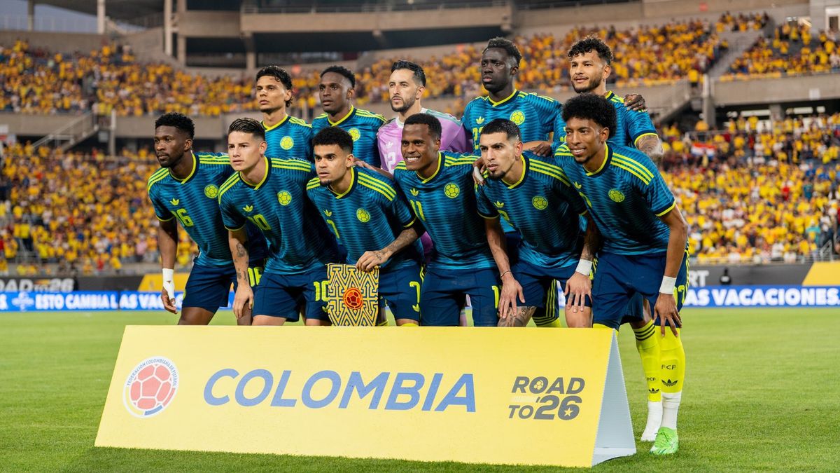 Jugadores de la Selección Colombia