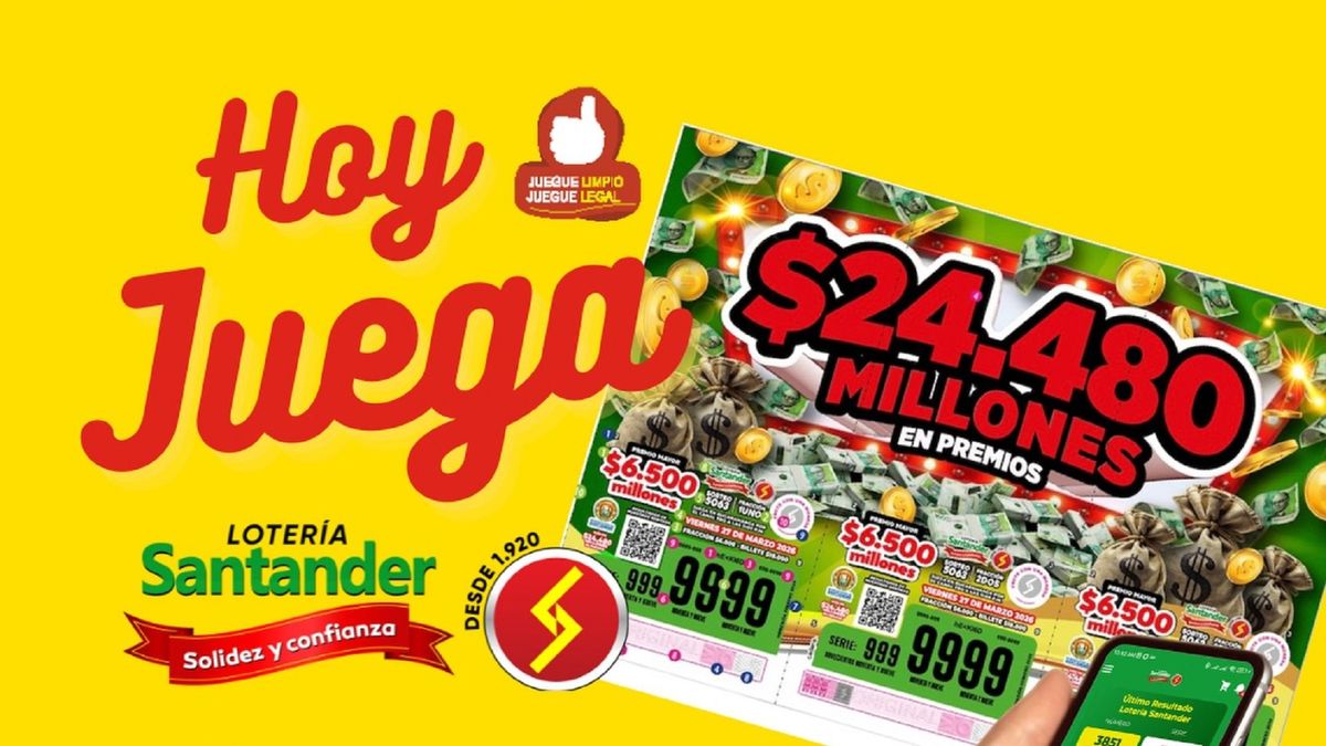 Lotería de Santander marzo 27