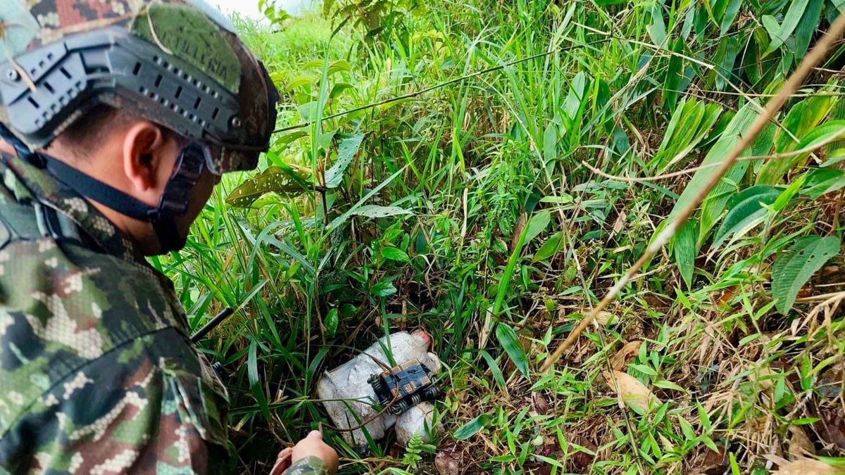 Ejército desactiva explosivos en Yarumal, Antioquia