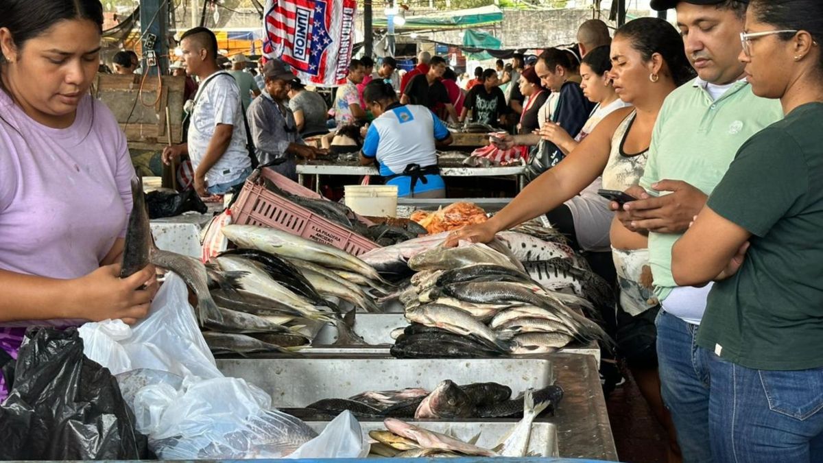Venta de pescado en Barranquilla