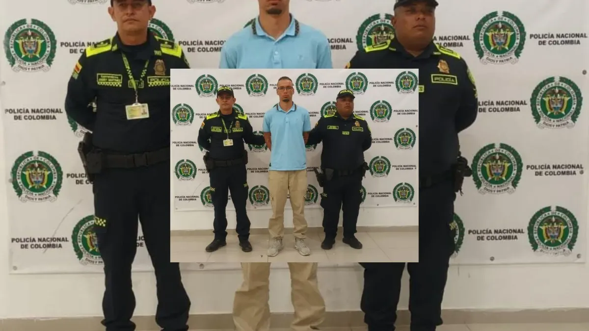 Alias Tavo fue capturado en el aeropuerto de Riohacha.