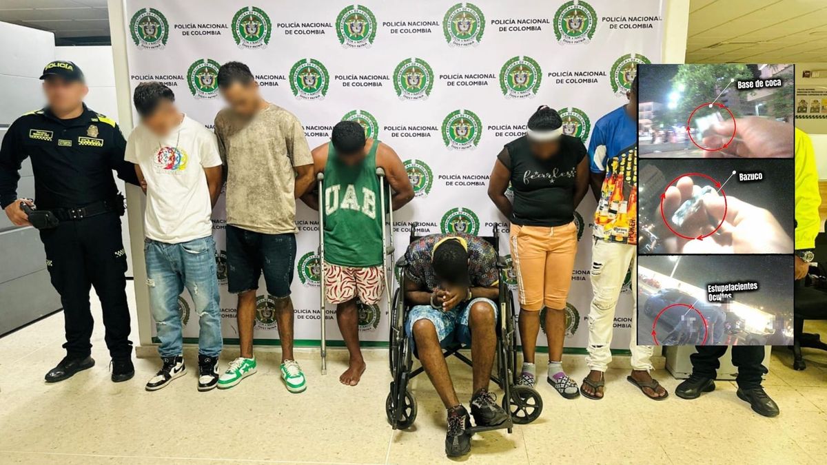 Capturados por tráfico de estupefacientes en el Centro de Cartagena