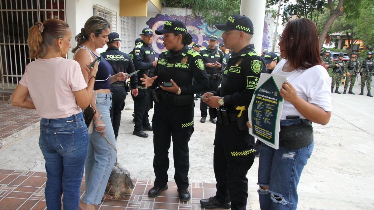 Policía en Barranquilla