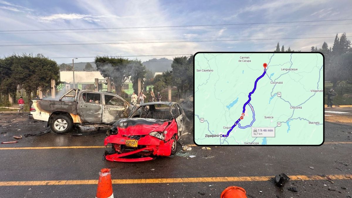 Vía cerrada por fuerte accidente: ojo a los desvíos para no perder tiempo