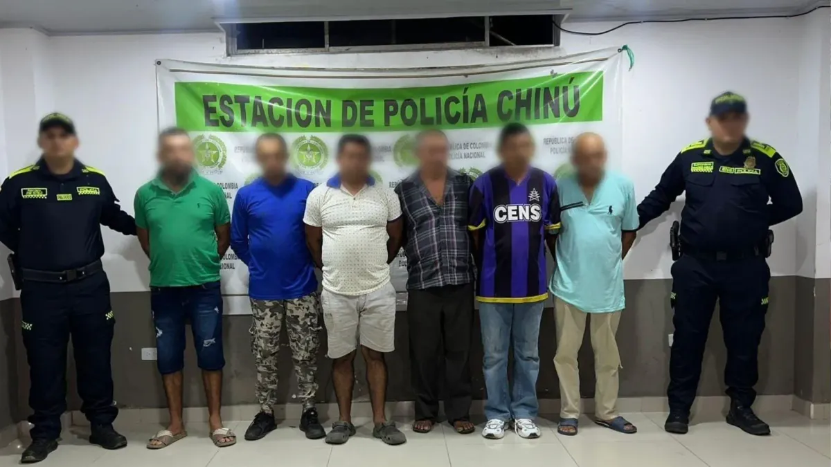 Operativo en Chinú, Córdoba