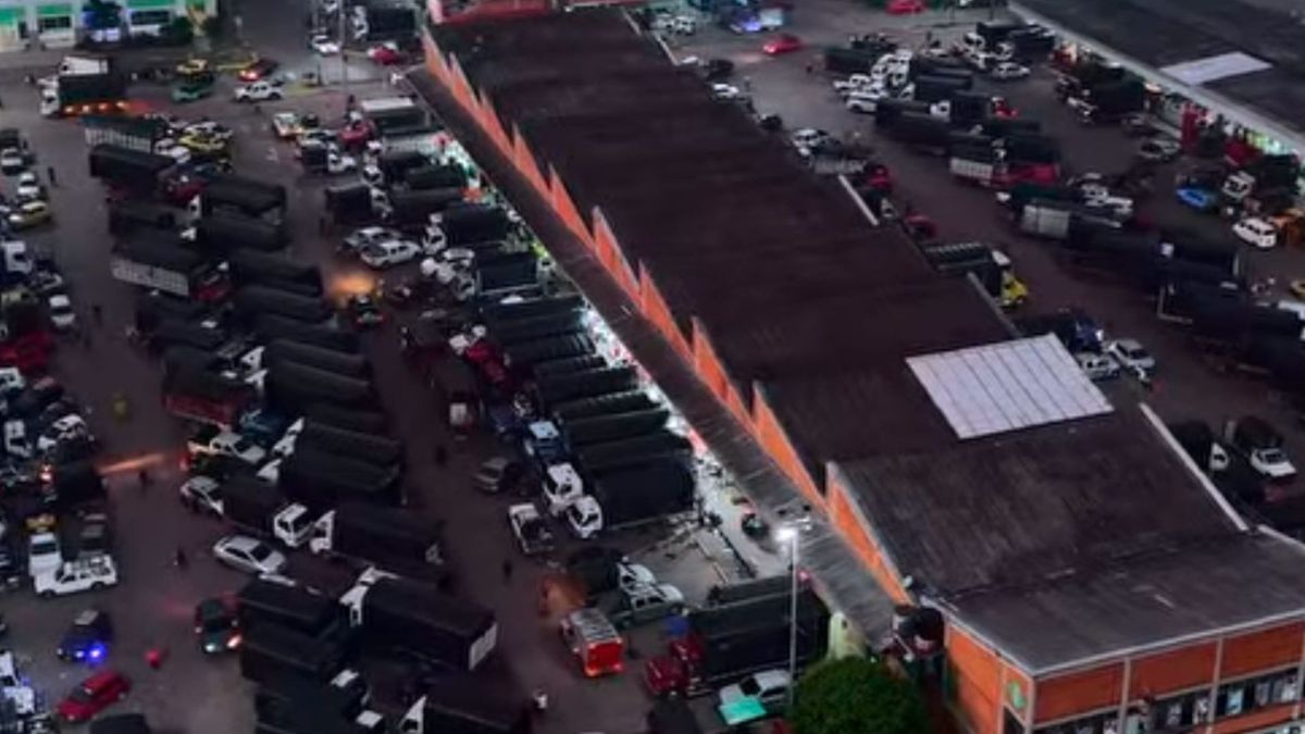 Panorámica de la Central de Abastos de Bucaramanga