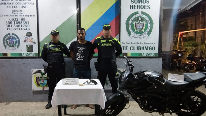 Capturan a presunto ladrón armado tras hurto en panadería en Cartagena