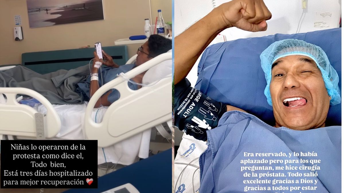 Checo Acosta operado