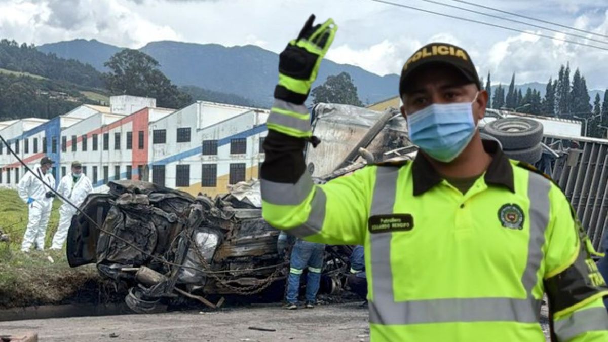 Accidente en la vía Zipaquirá-Ubaté - Policía de Tránsito