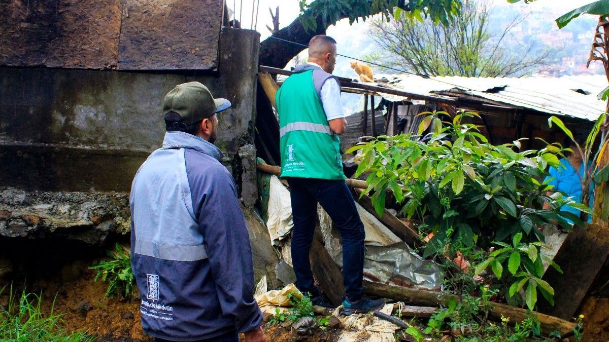 Alerta en Medellín: lluvias ponen bajo la lupa 65 puntos críticos en zonas vulnerables