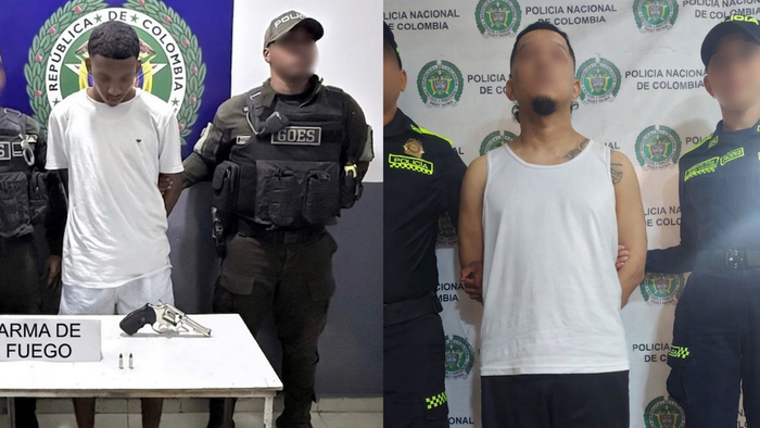 Dos capturas en Cartagena