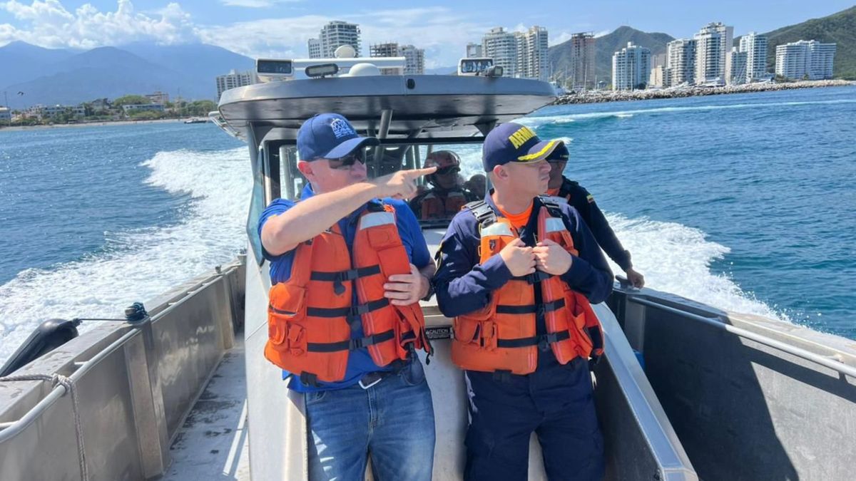 Operativos en el mar de Santa Marta