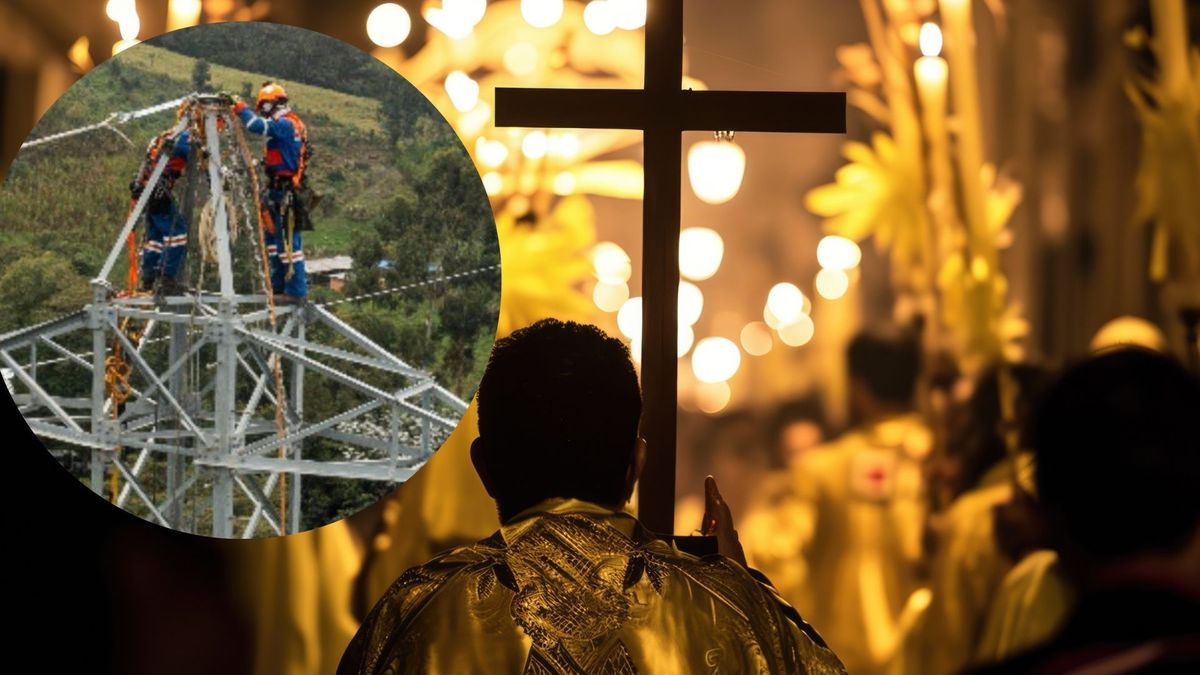 Viernes Santo - técnicos de Enel