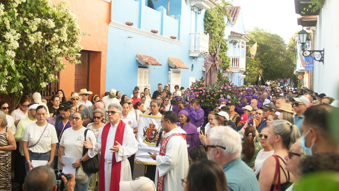 Viacrucis en Cartagena Viernes Santo