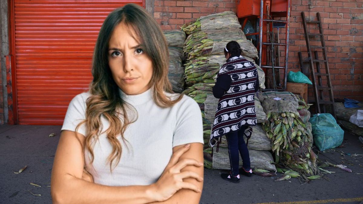 Corabastos - mujer molesta