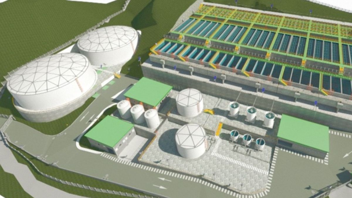 Imagen del proyecto de la Planta de Tratamiento de Agua Potable El Curval.