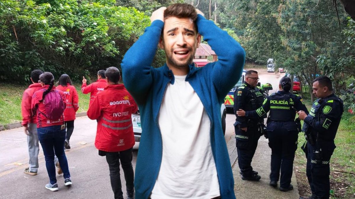 Policías y agentes del CAR - hombre asustado