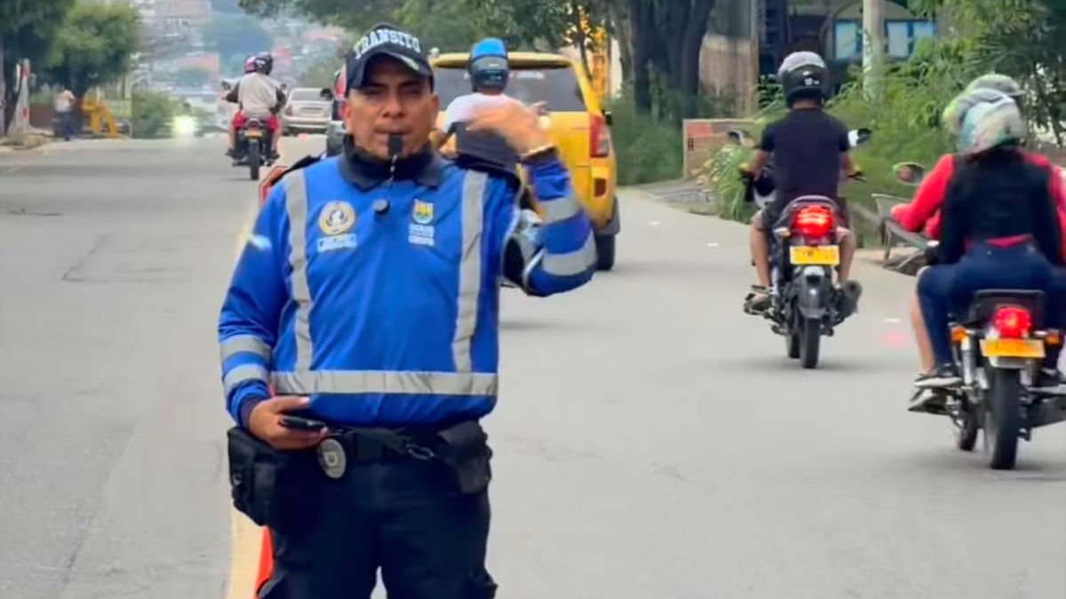 Agente de tránsito de Cúcuta