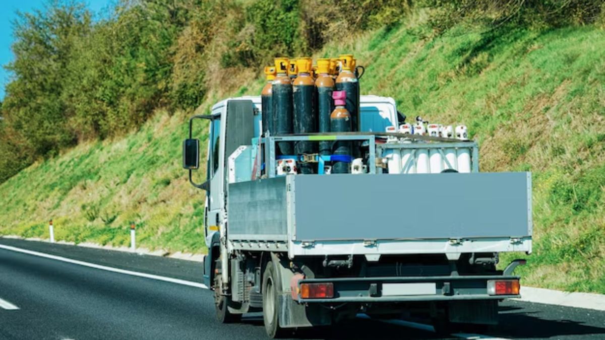 Imagen de referencia- vehículo que transporta gas