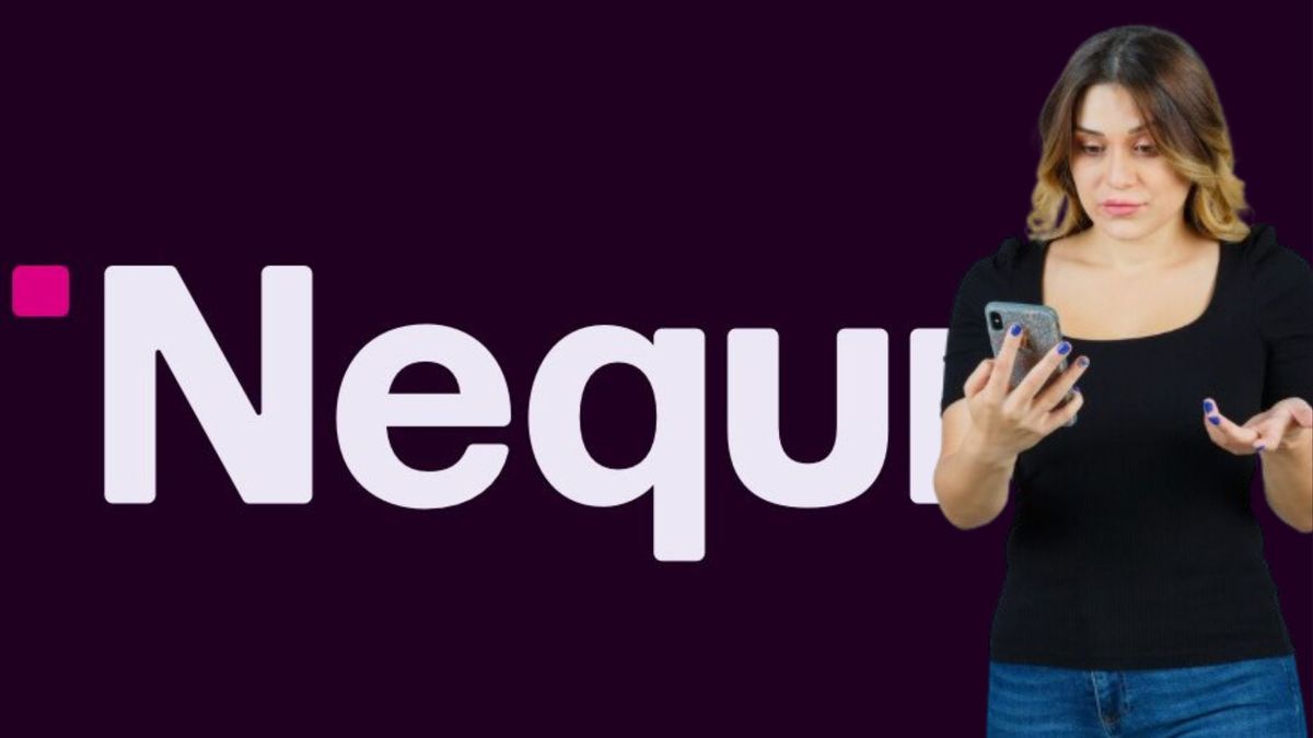 Nequi - mujer molesta con un celular