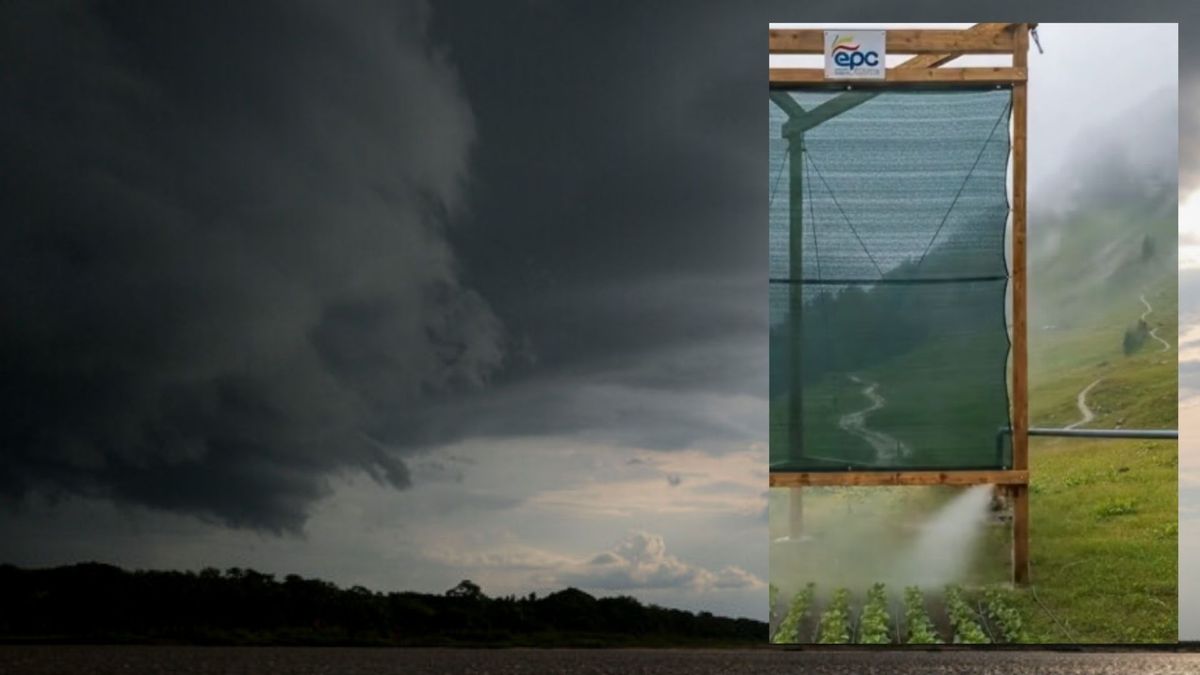 Cundinamarca “ordeña nubes” y ahorra 900 litros al mes