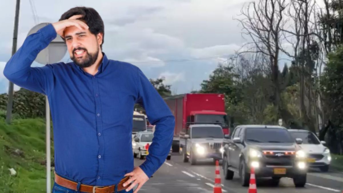 Trancón en la Autonorte este martes 7 de abril de 2026