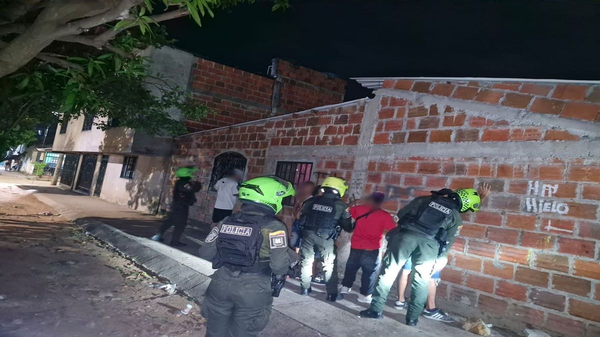 Controles de policía en Neiva