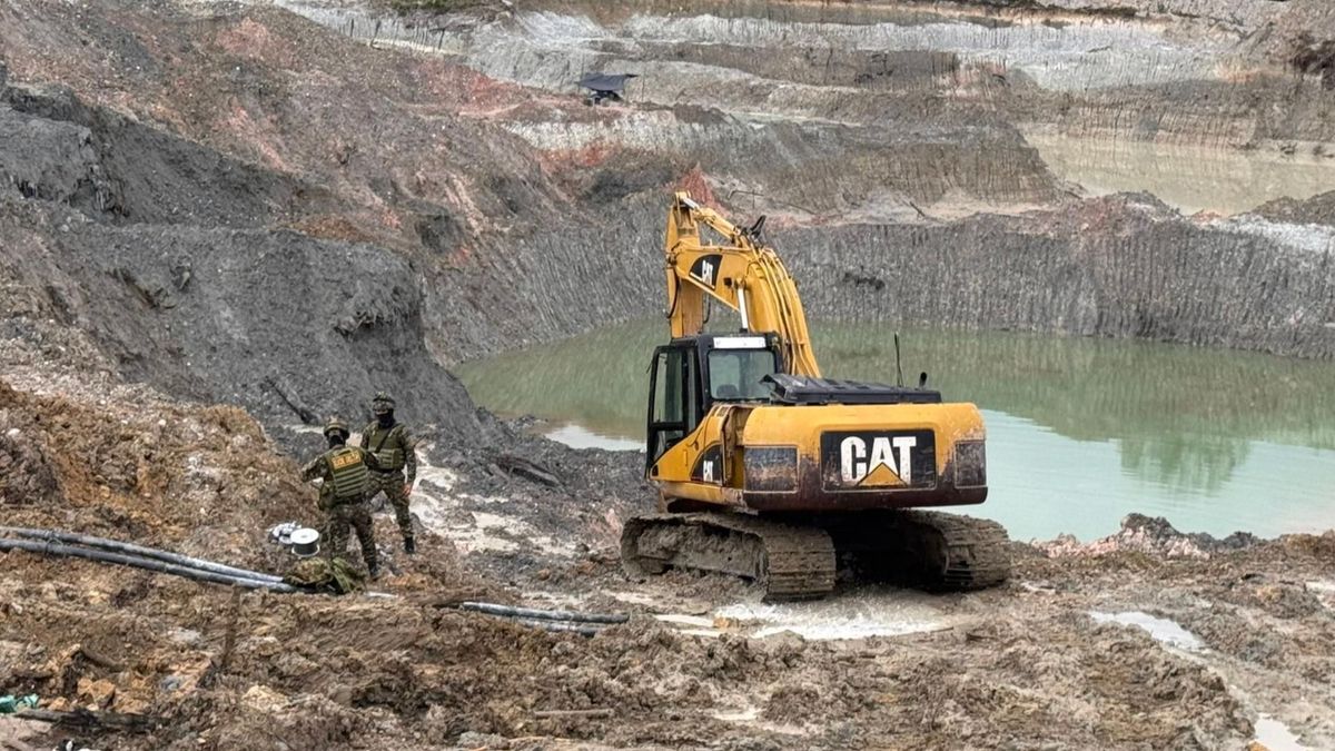 Operativo contra la minería ilegal en el Chocó