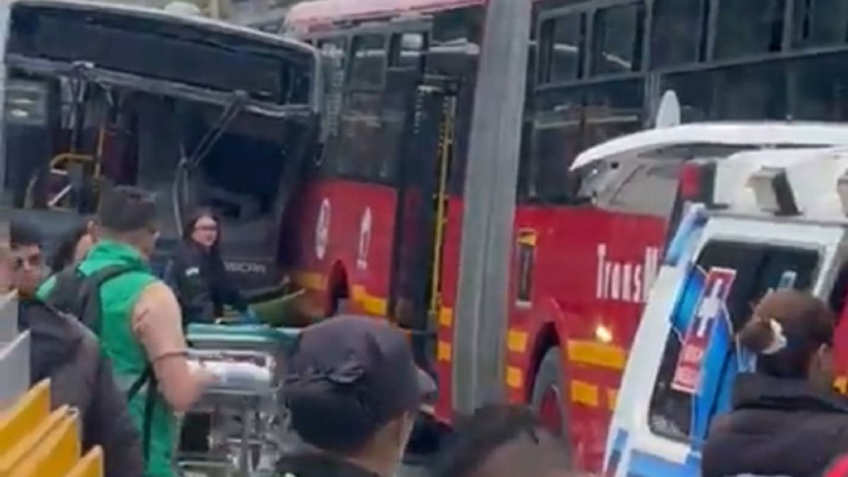 Choque Transmilenio 21 Ángeles