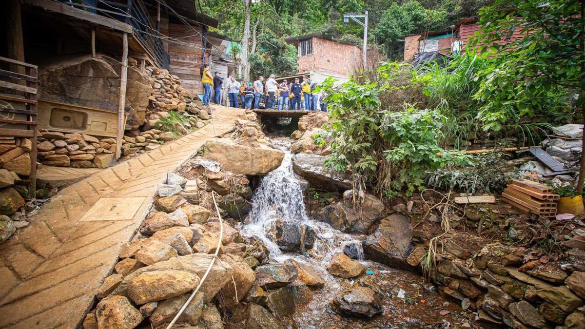 Afectaciones por lluvias en zona nororiental de Medellín